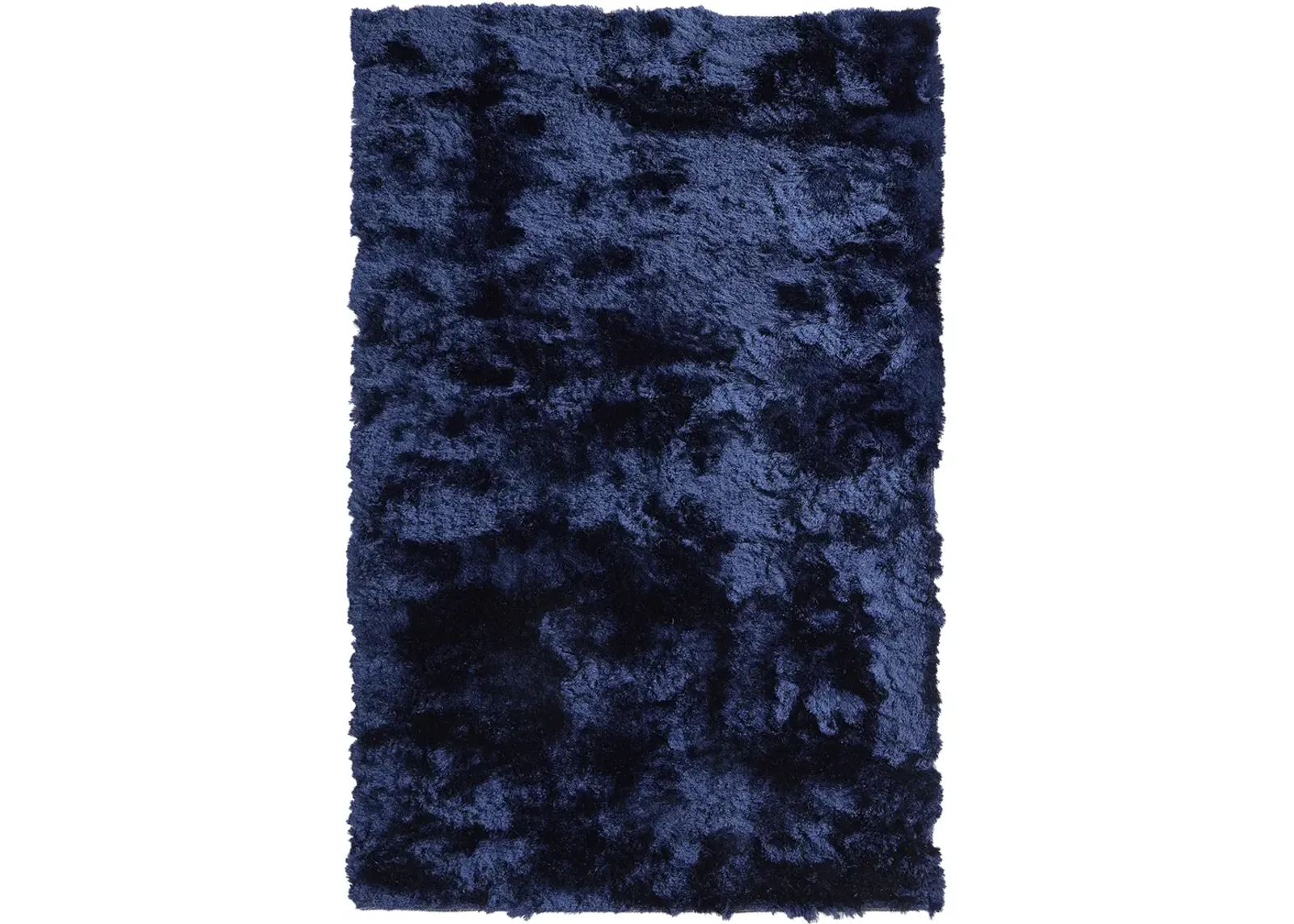 Indochine 4550F Blue/Black 8' x 8' Round Rug