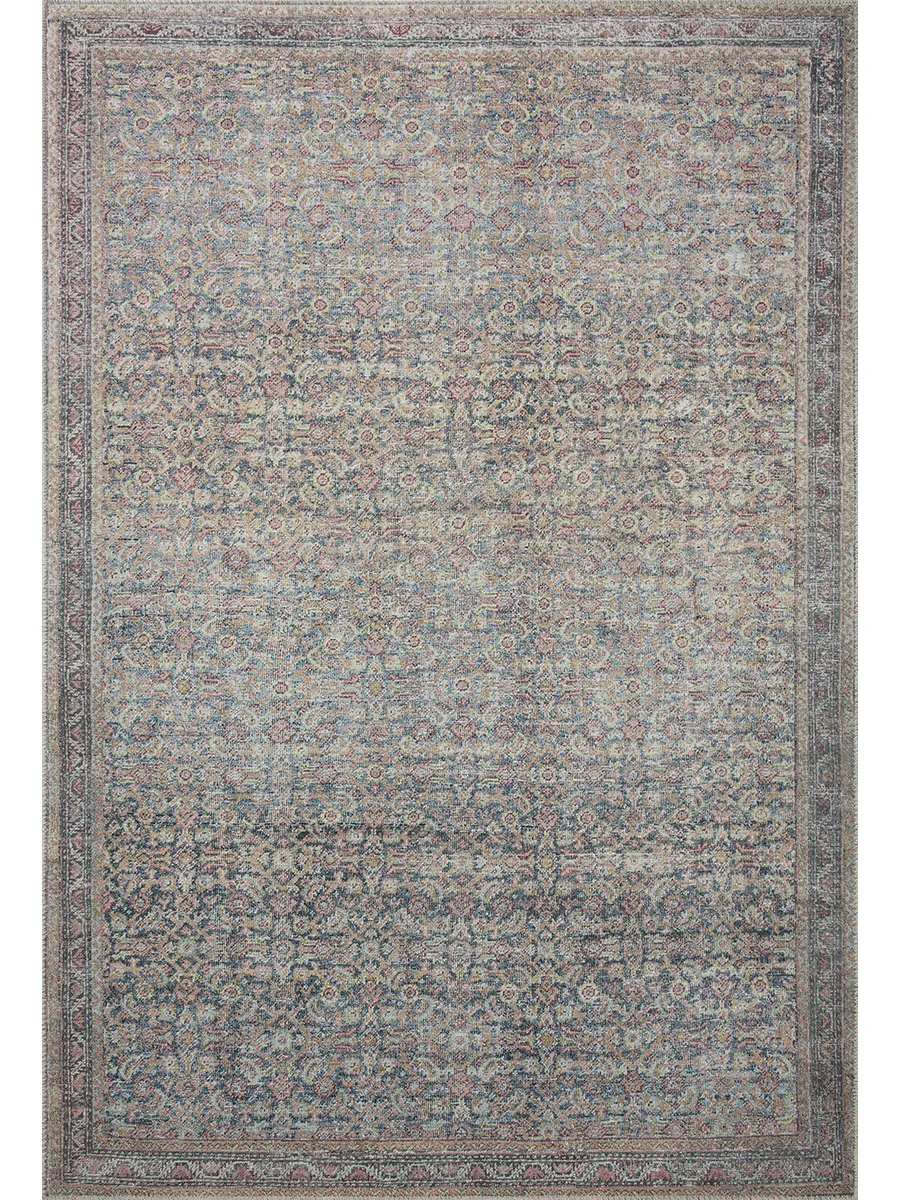 Adrian ADR04 Denim/Multi 5' x 7'6" Rug