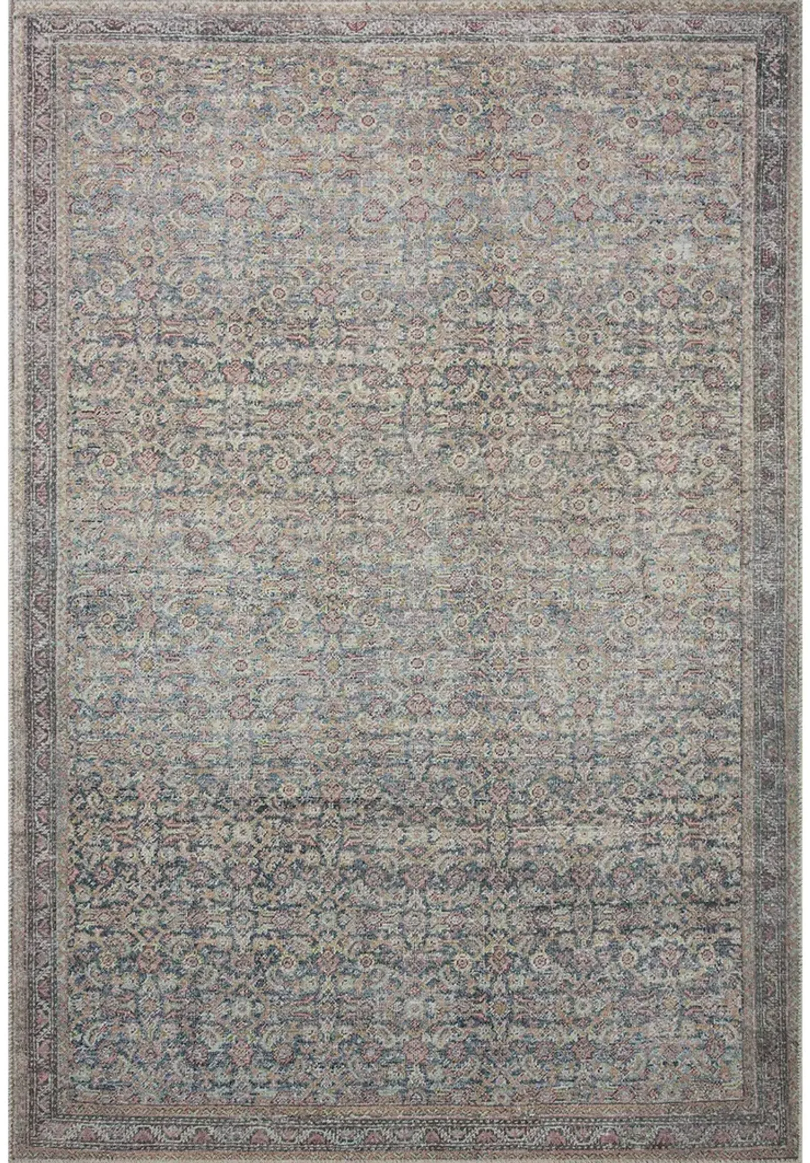 Adrian ADR04 Denim/Multi 5' x 7'6" Rug