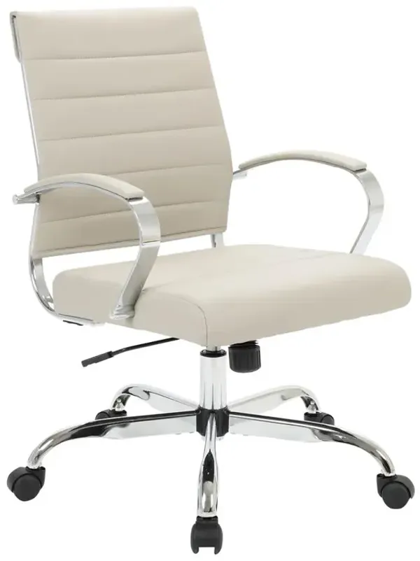LeisureMod Benmar Leather Office Chair