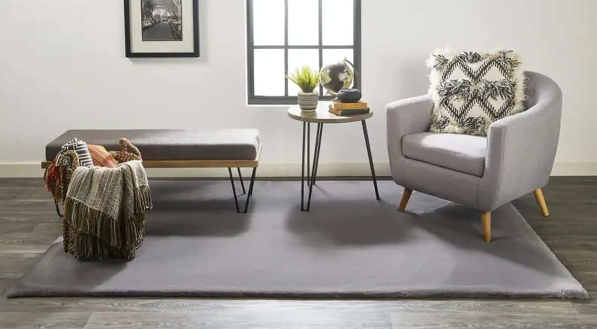 Luxe Velour 4506F Taupe/Gray 5' x 7' Rug