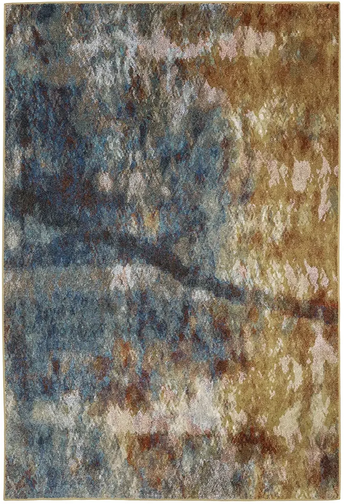 Venice 3'10" x 5'5" Blue Rug