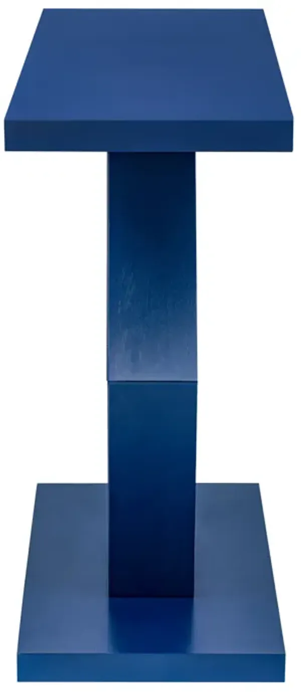 Merax Modern Entryway Table with Hollow Hexagon Leg Structure