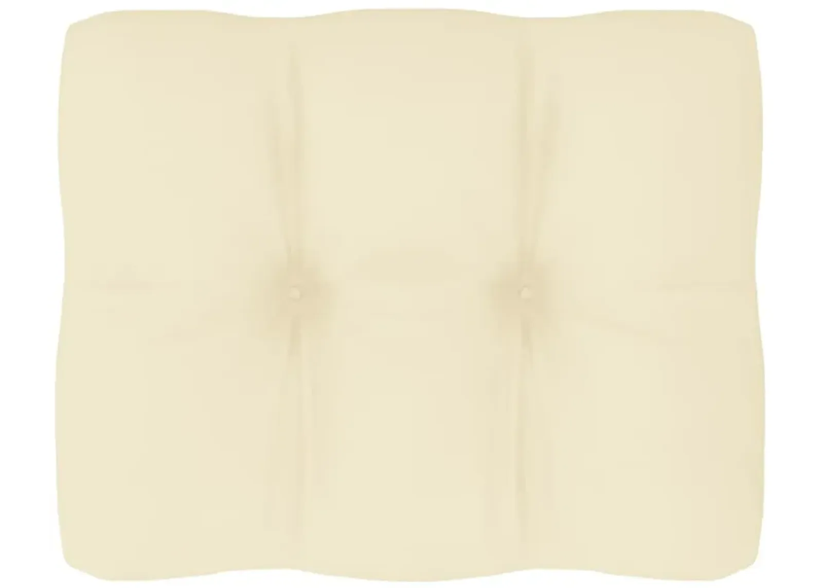 vidaX Pallet Sofa Cushion Cream 19.7"x15.7"x4.7"