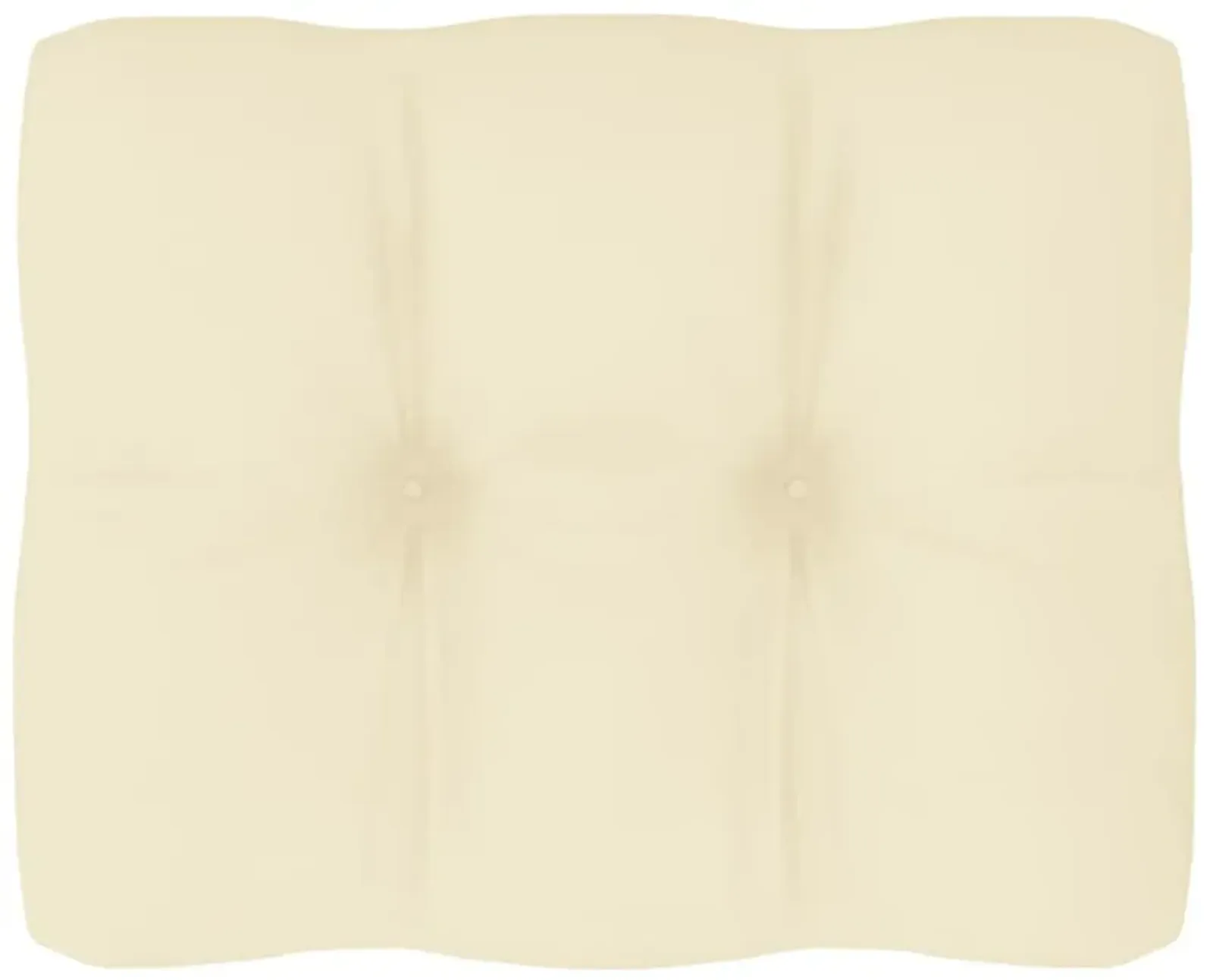 vidaX Pallet Sofa Cushion Cream 19.7"x15.7"x4.7"