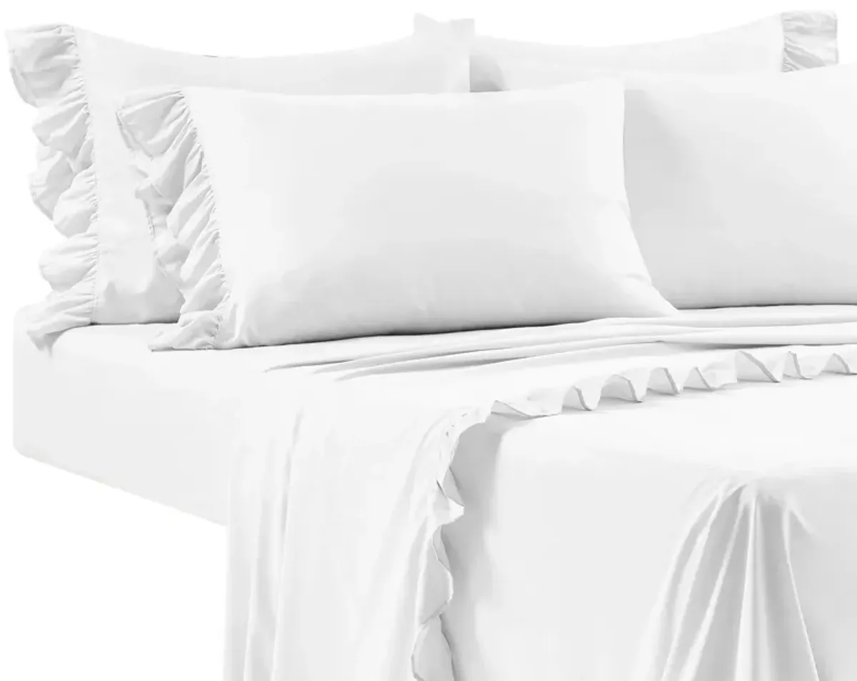 Reyna Ruffle Sheet Set 6Pc