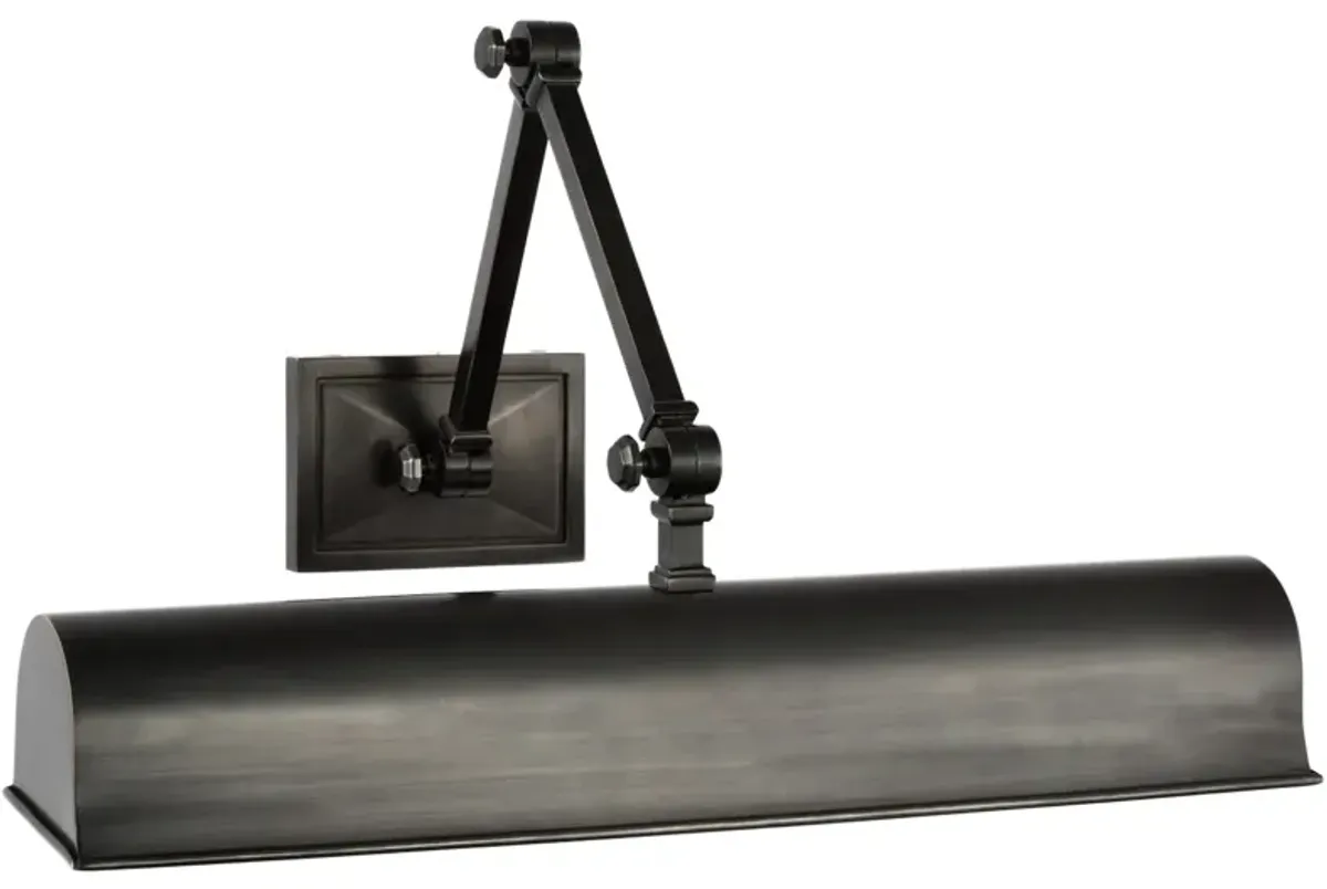 Jane 18" Double Library Light in Gun Metal