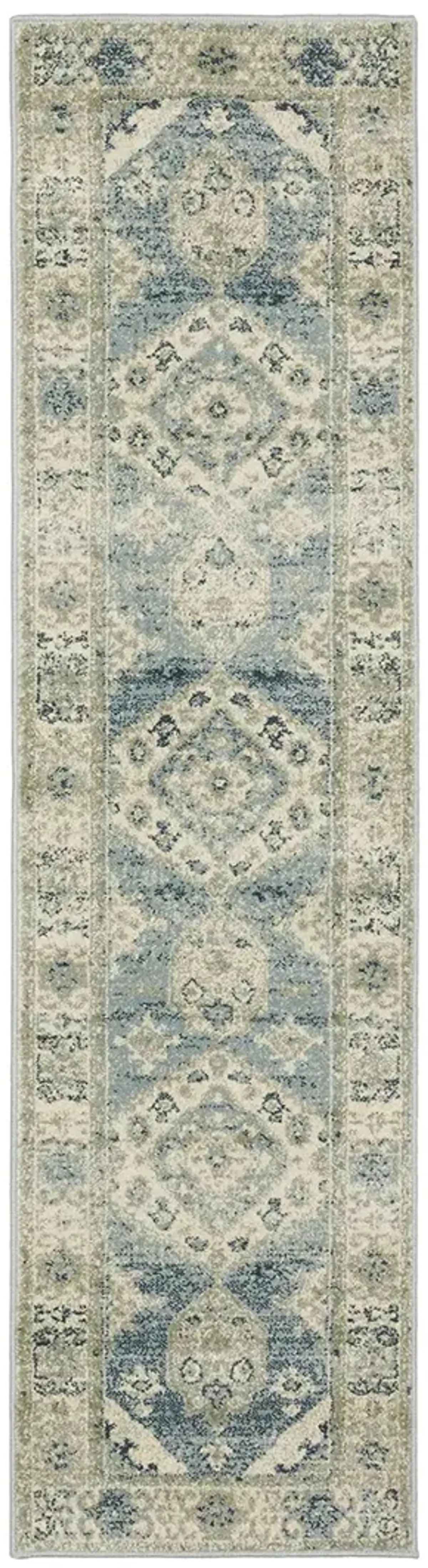 Branson 1'10" x 7'3" Blue Rug