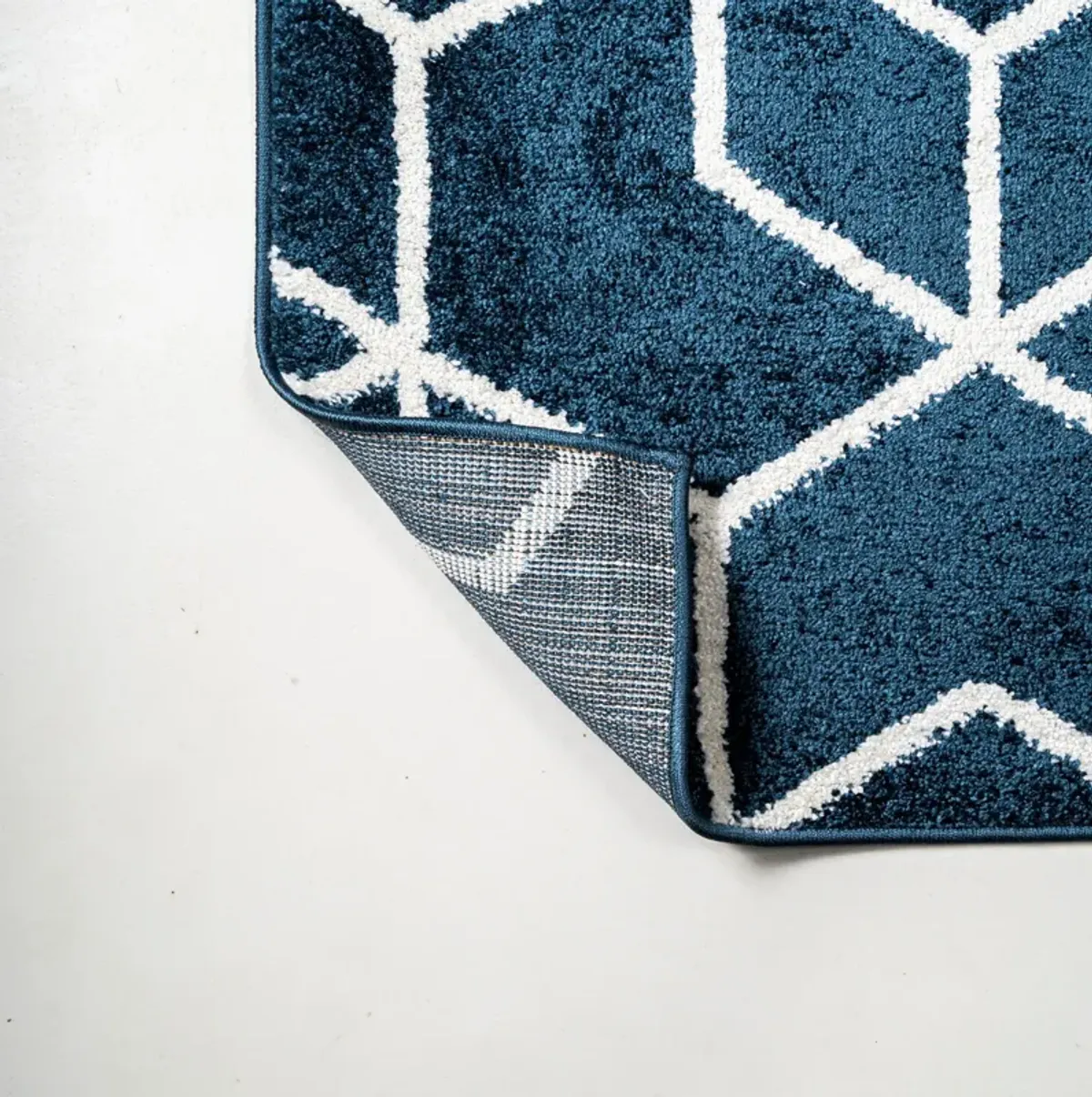 Tumbling Blocks Modern Geometric Area Rug