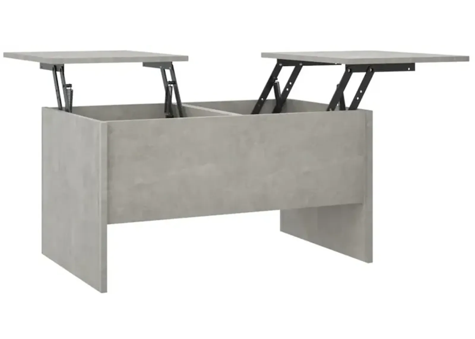 Coffee Table Concrete Gray 31.5"x19.7"x16.7" Engineered Wood