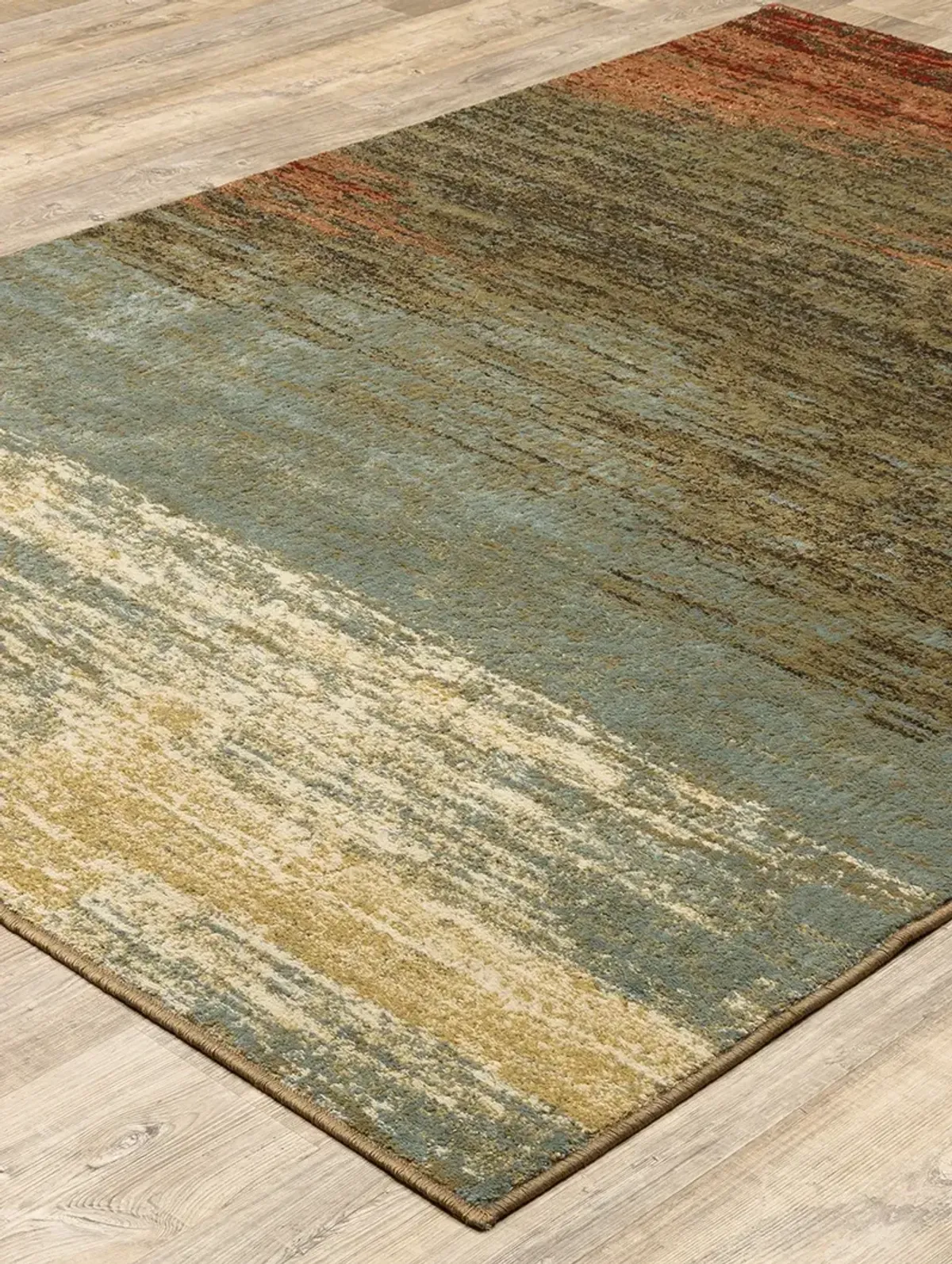 Laurel 5'3" x 7' Brown Rug