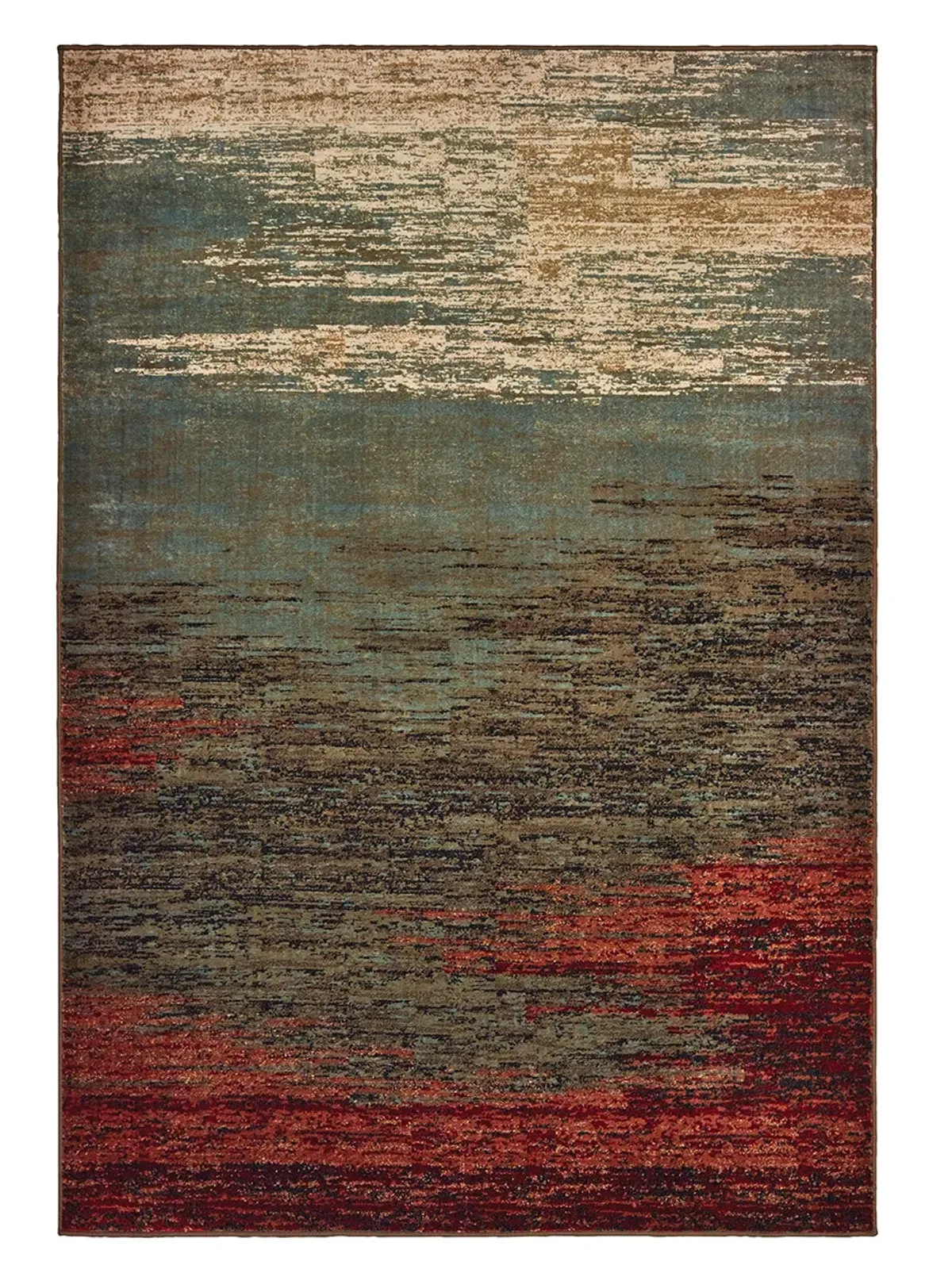 Laurel 5'3" x 7' Brown Rug