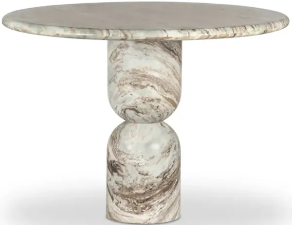 Figueroa 42" Sawar Marble Dining Table