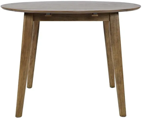 Jofran Percy 42 Contemporary Round Drop-Leaf Dining Table