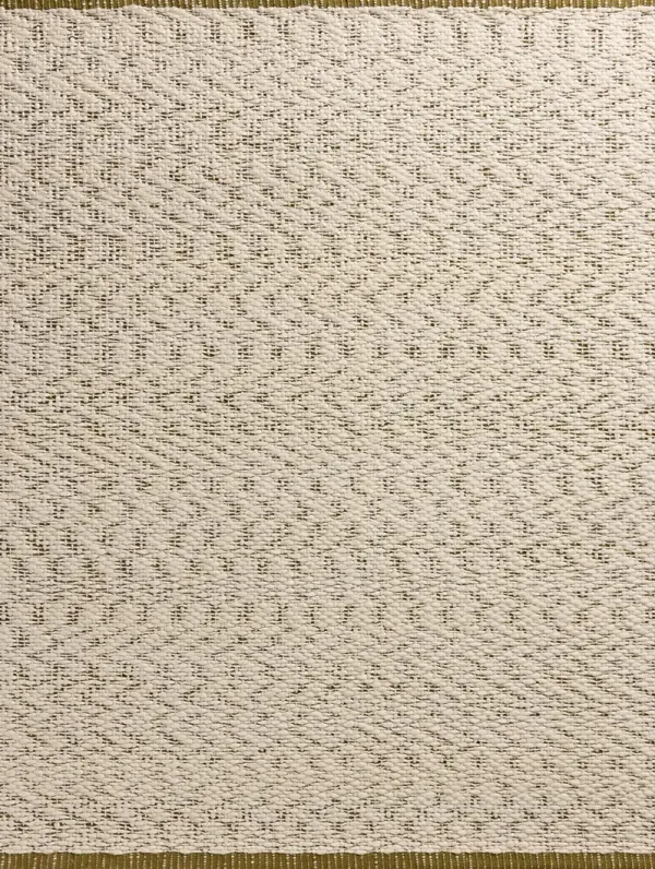 Betty BET01 Ivory/Green 5' x 7'6" Rug by Magnolia Home by Joanna Gaines x Loloi