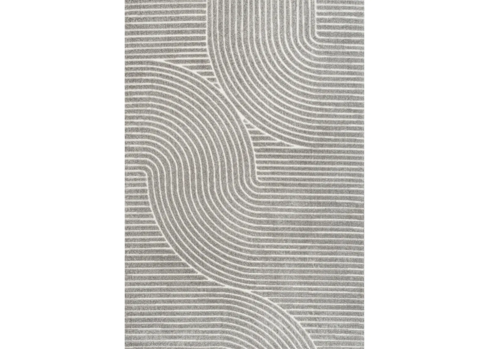 Skagen Minimalist Curve Geometric Area Rug