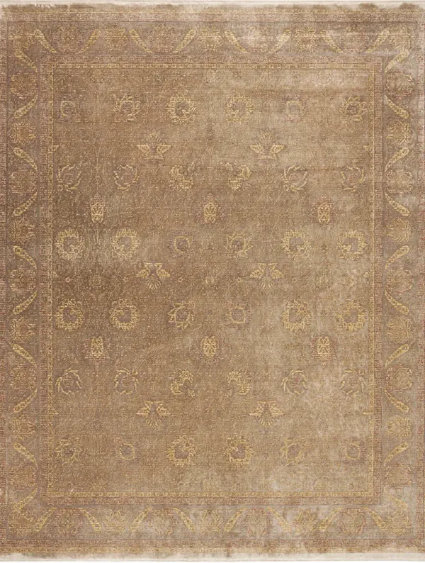 Luxurious LRS02 Taupe 5'3" x 7'3" Rug