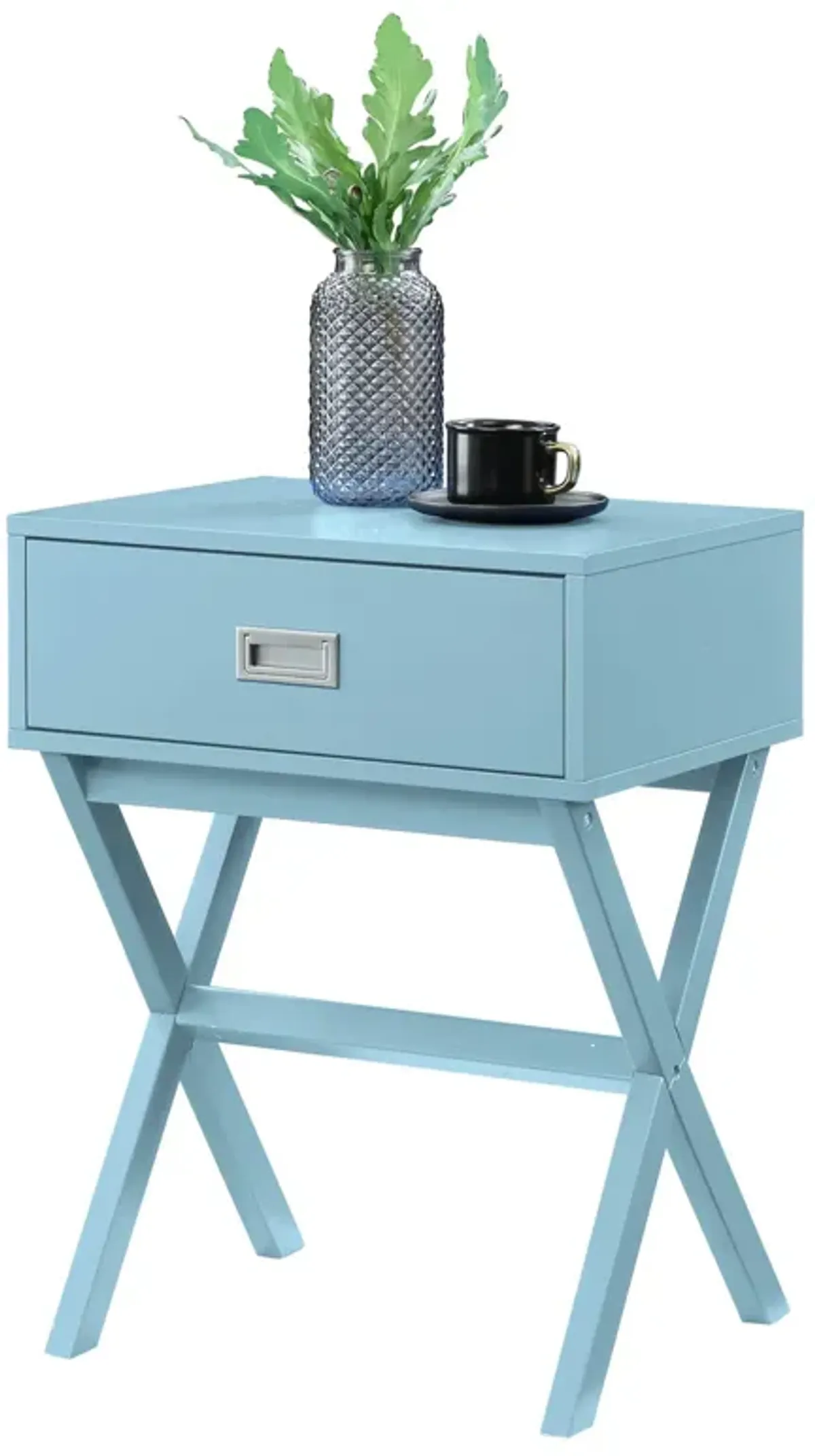 Convenience Concepts Designs2Go Landon End Table, Sea Foam