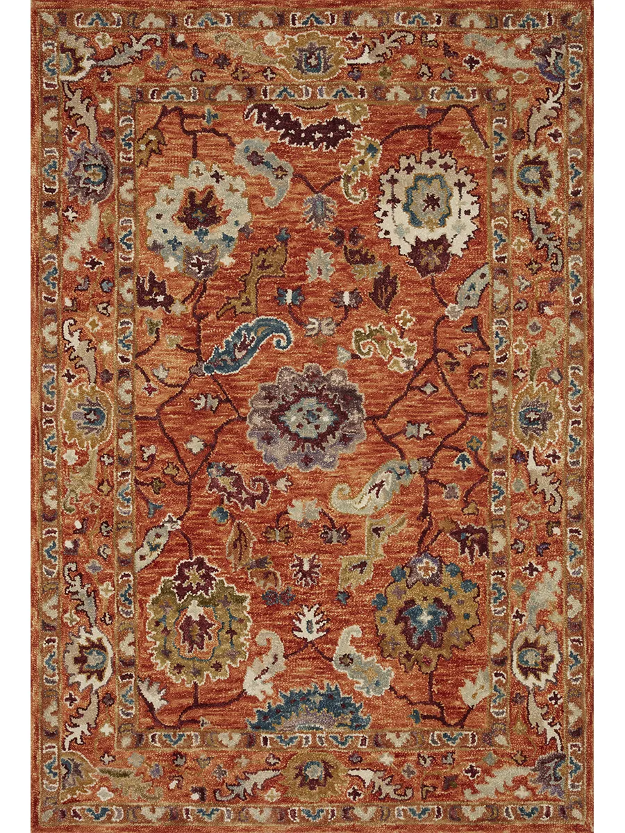 Padma Orange/Multi 9'3" x 13' Rug