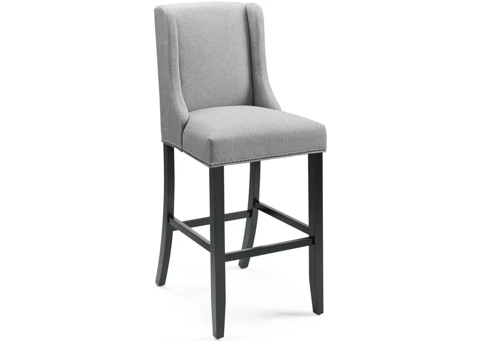 Baron Upholstered Fabric Bar Stool