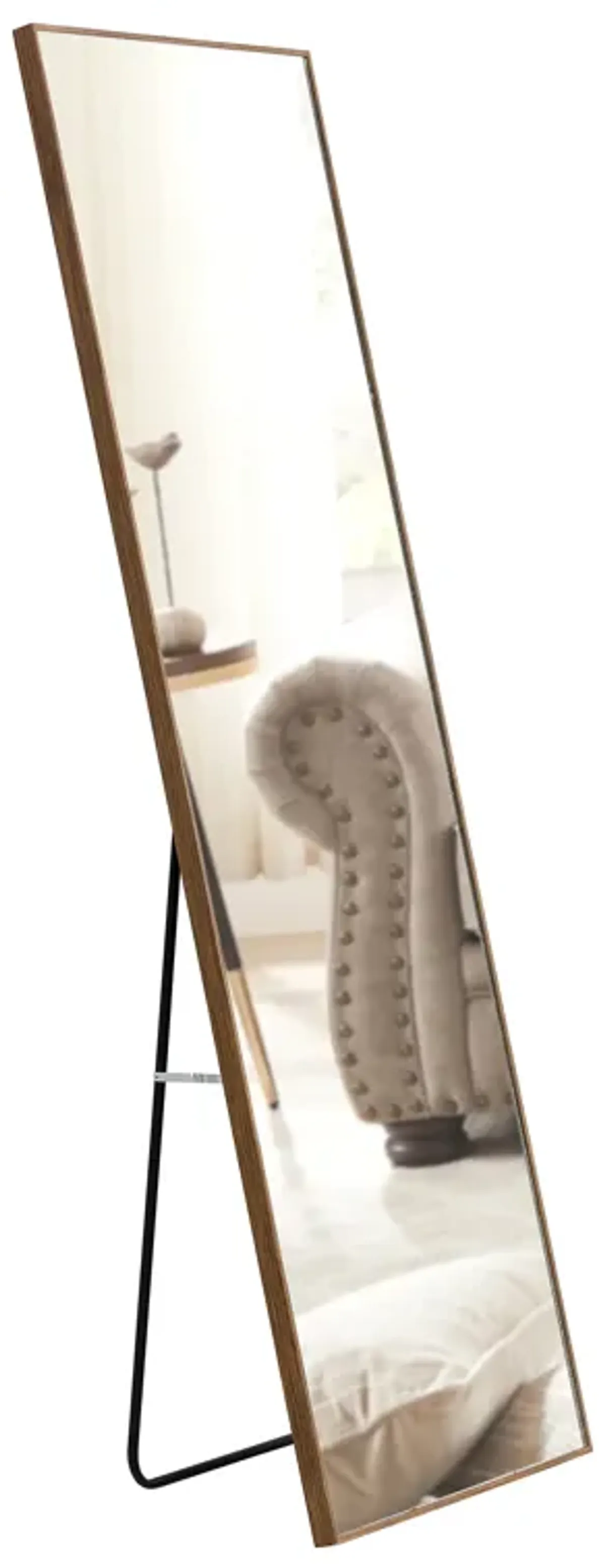 Hivvago Solid Wooden Frame Full Length Body Decorative and Dressing Mirror