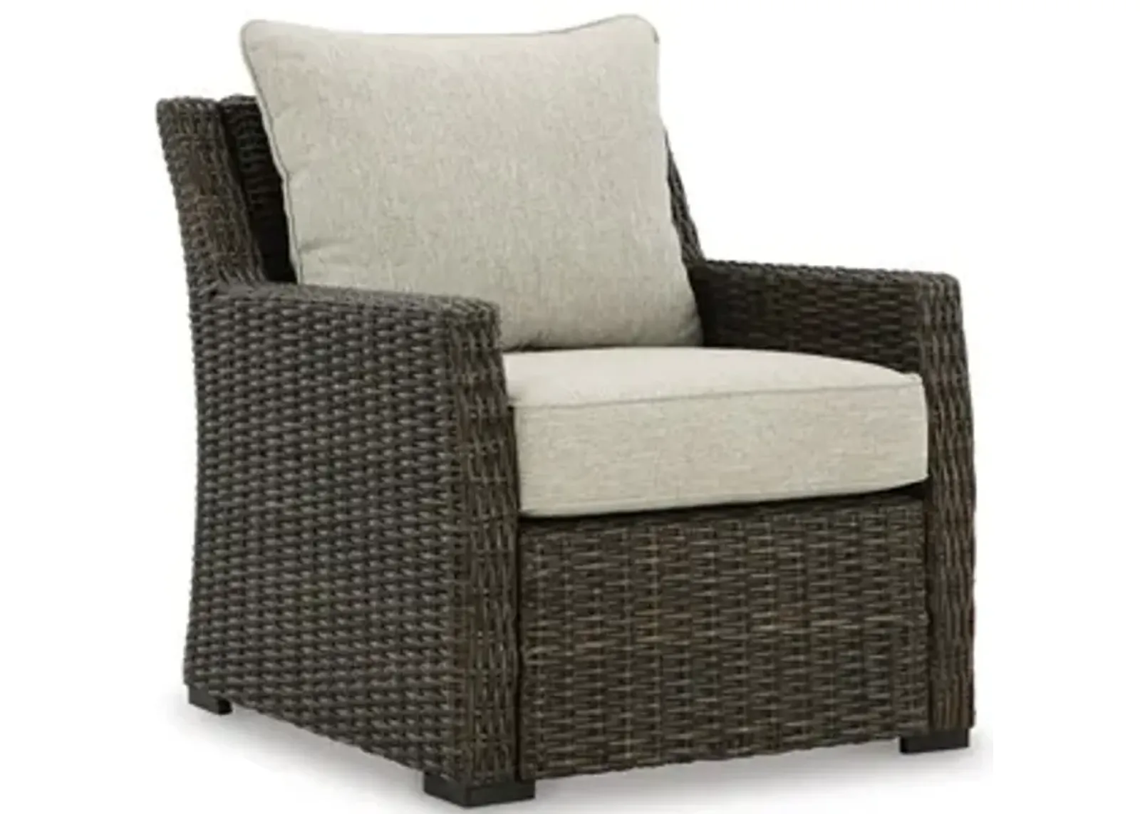 Brook Ranch Outdoor Lounge Chair with Cushion