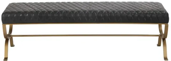 Moe's Home Collection Teatro Bench Antique Black