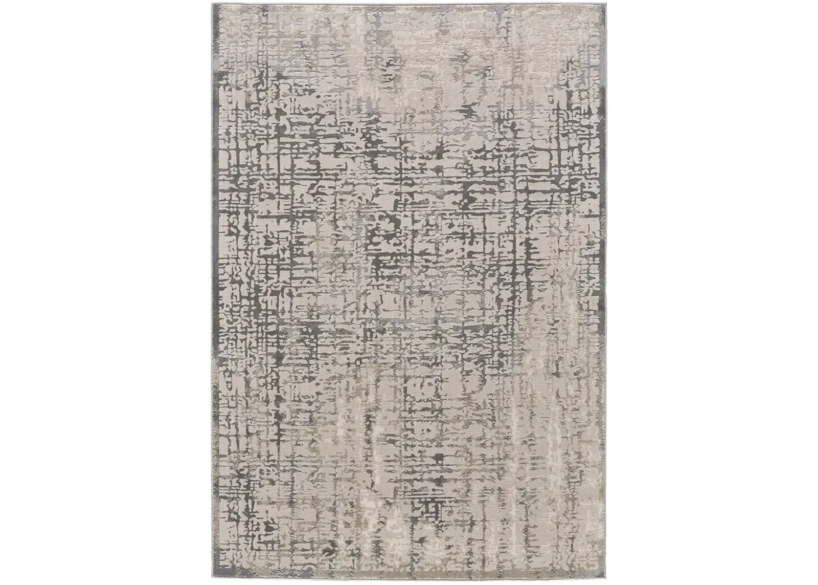 Prasad 3683F Gray/Ivory 8' x 11' Rug