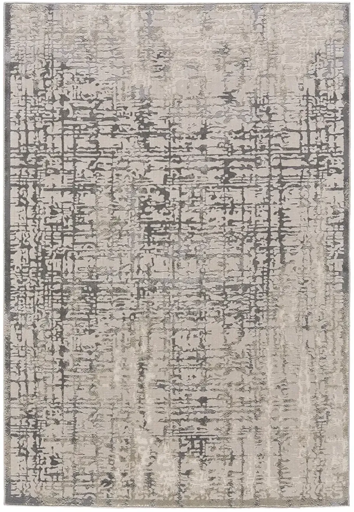 Prasad 3683F Gray/Ivory 8' x 11' Rug