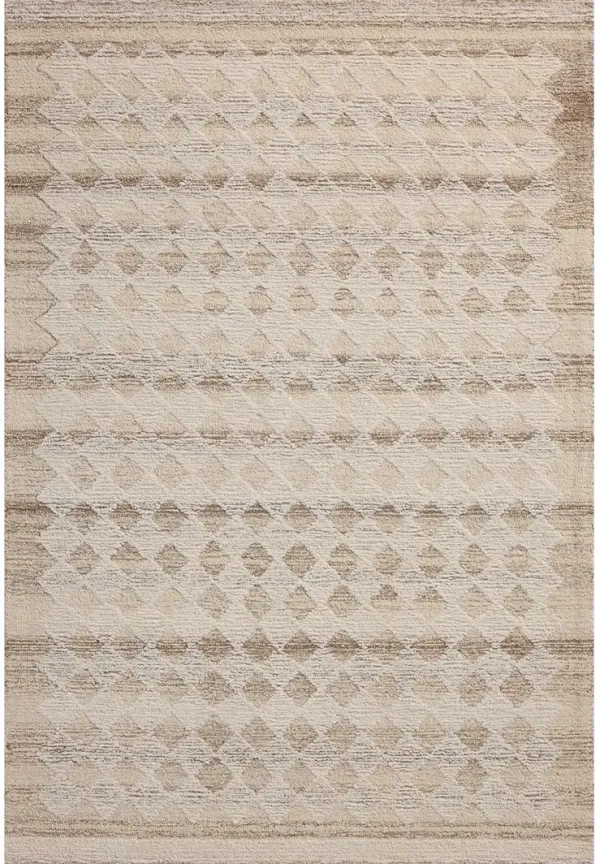 Rae Natural/Ivory 9'3" x 13' Area Rug by Magnolia Home by Joanna Gaines x Loloi