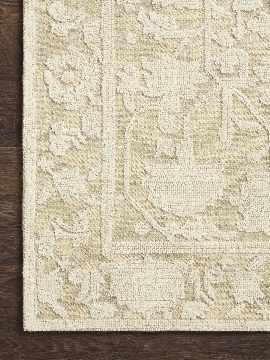 Gloria Natural/Ivory 9'3" x 13' Rug