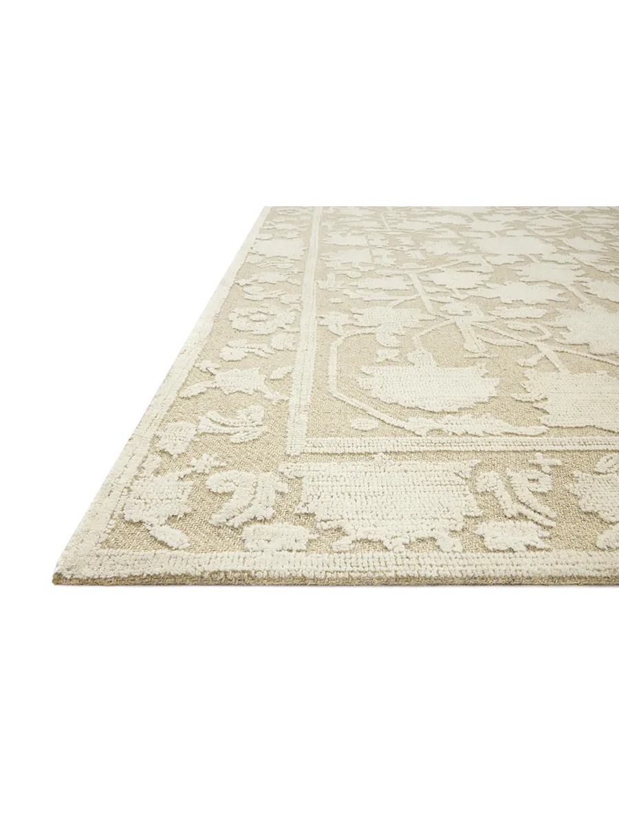 Gloria Natural/Ivory 9'3" x 13' Rug