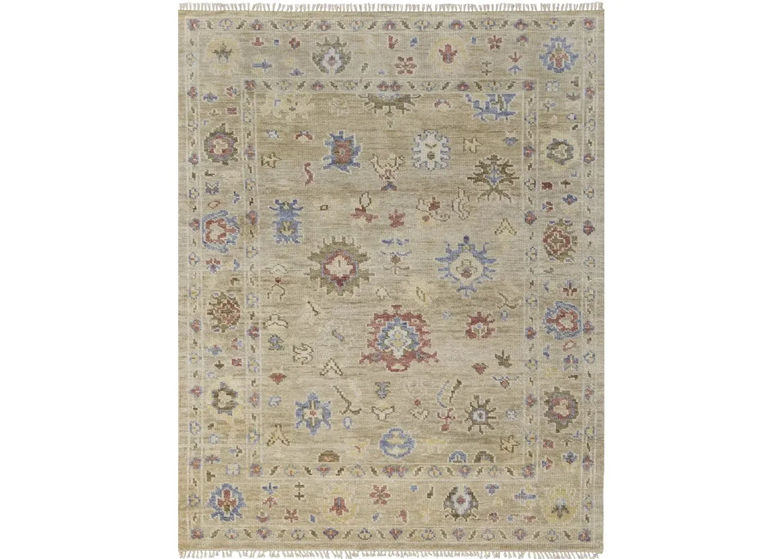 Fillmore 69CJF 5' x 8' Brown/Tan/Blue Rug