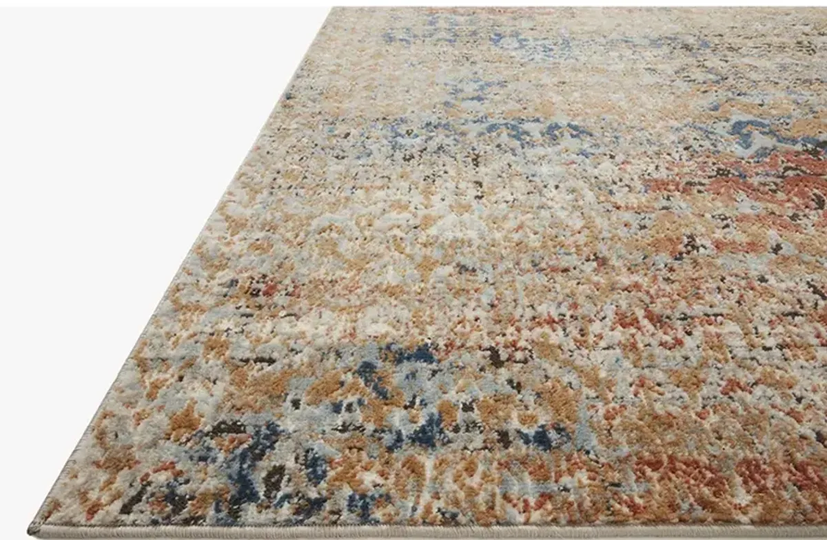 Bianca BIA09 Ocean/Spice 3'4" x 5'7" Rug