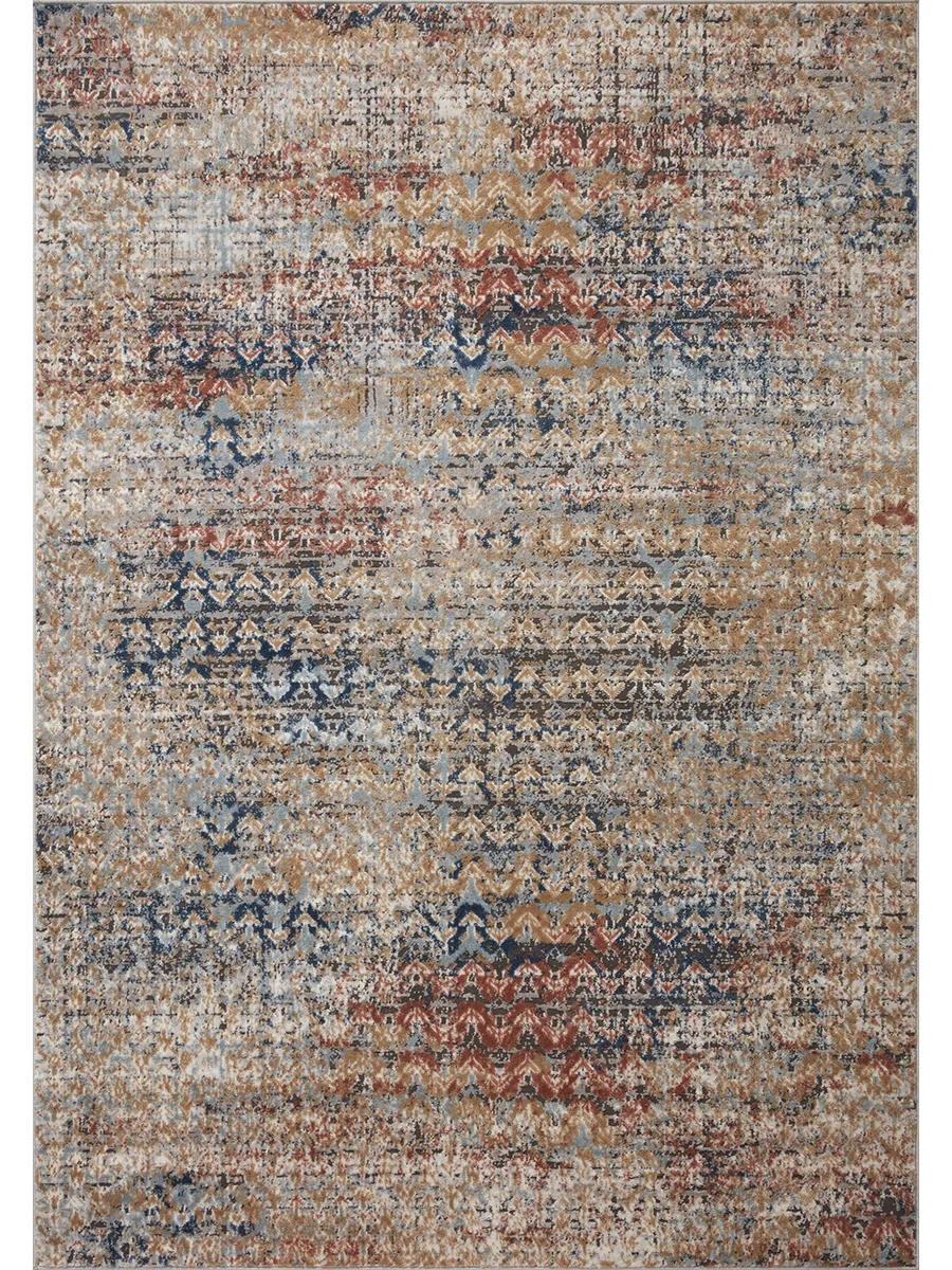 Bianca BIA09 Ocean/Spice 3'4" x 5'7" Rug