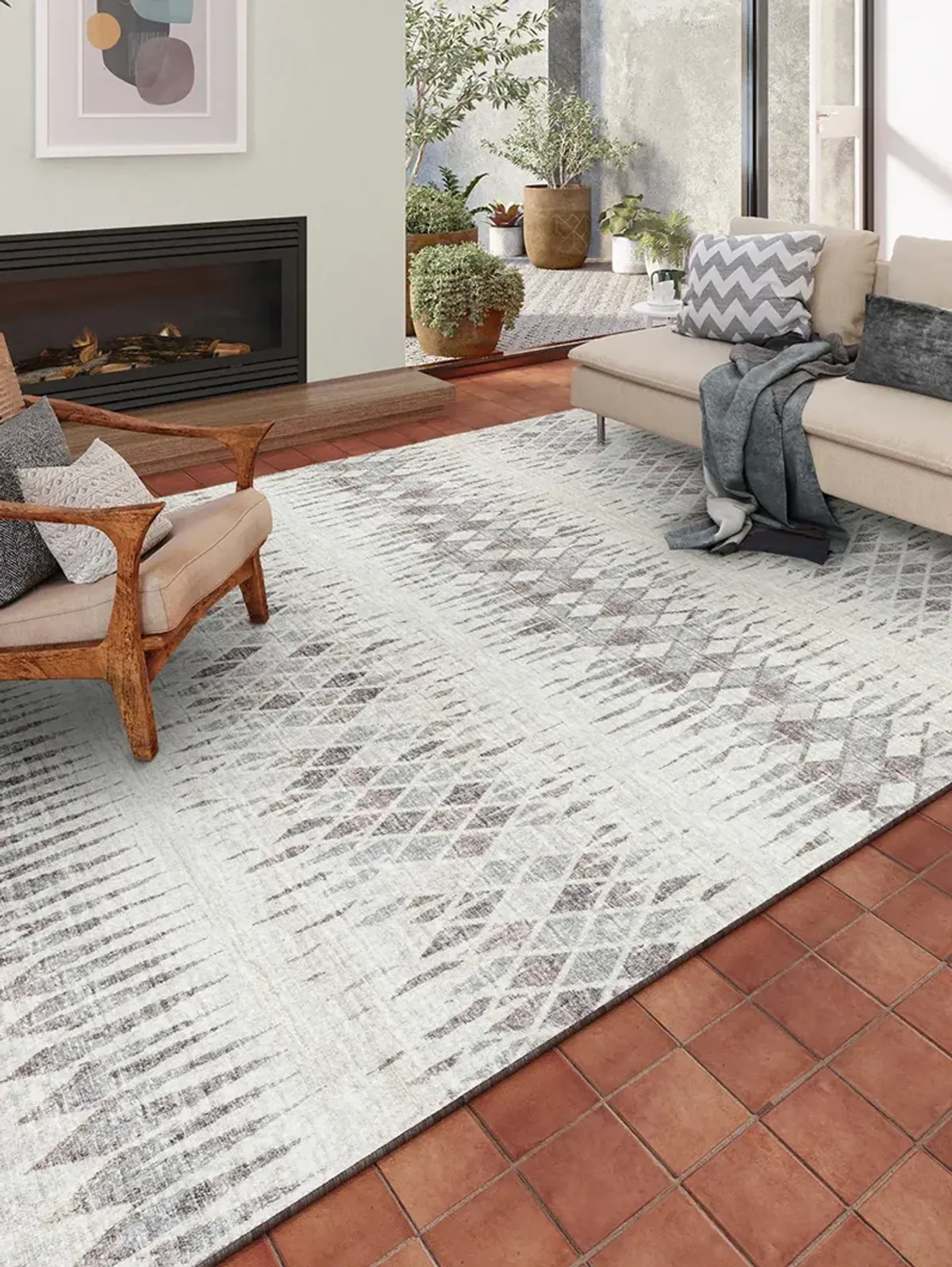 Winslow WL5 Ivory 3' x 5' Rug