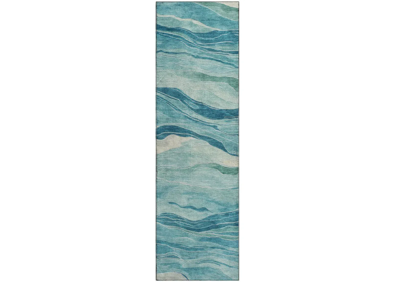 Pacifica PA6 Turquoise 2'3" x 7'6" Rug