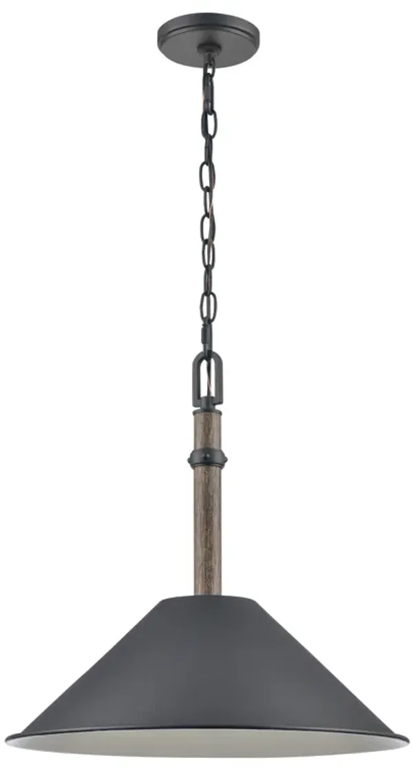 Neville 18'' Wide Black 1-Light Pendant