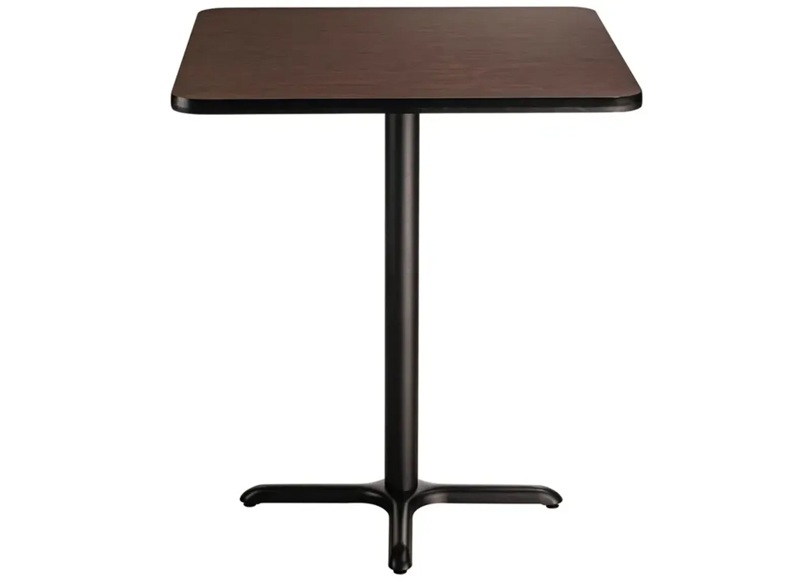 NPS® Café Table, 36" Square, "X" Base, 30" Height, Particleboard Core/T-Mold