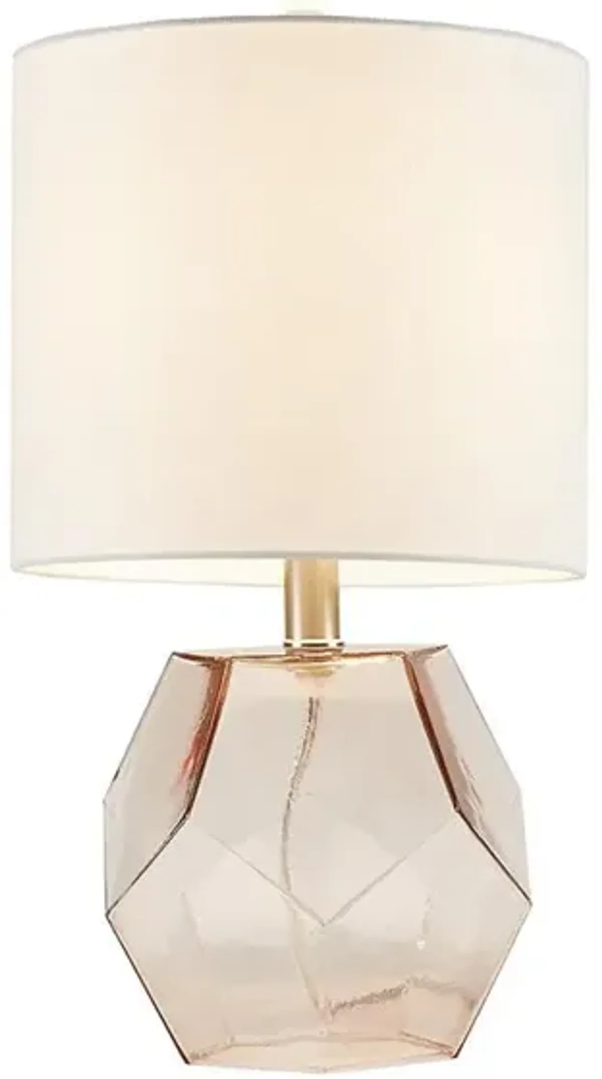 Belen Kox Rosaline Blush Glass Table Lamp, Belen Kox