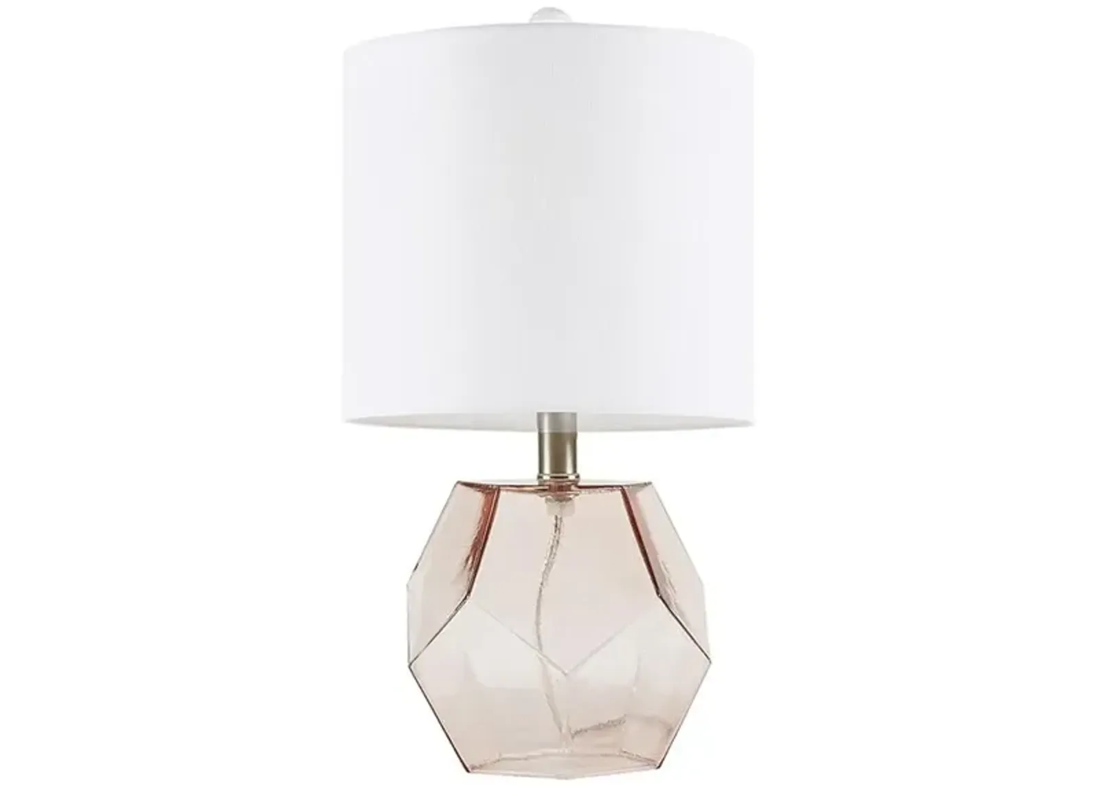 Belen Kox Rosaline Blush Glass Table Lamp, Belen Kox