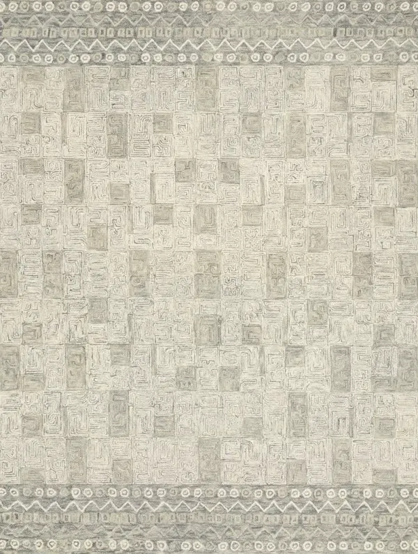 Priti PRT04 5'" x 5'" Rug