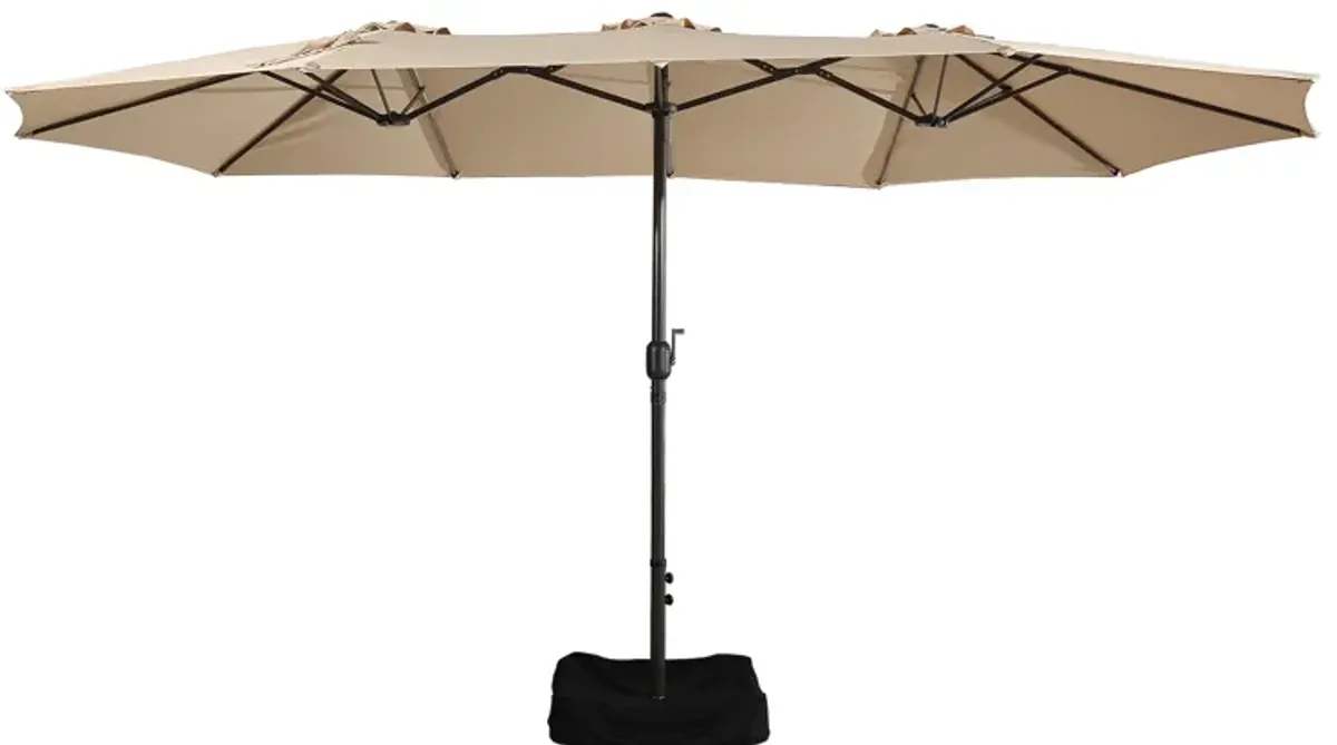 15ft Patio Maket Umbrella with base