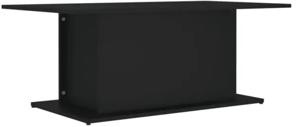 vidaXL Coffee Table Black 40.2"x21.9"x15.7" Chipboard