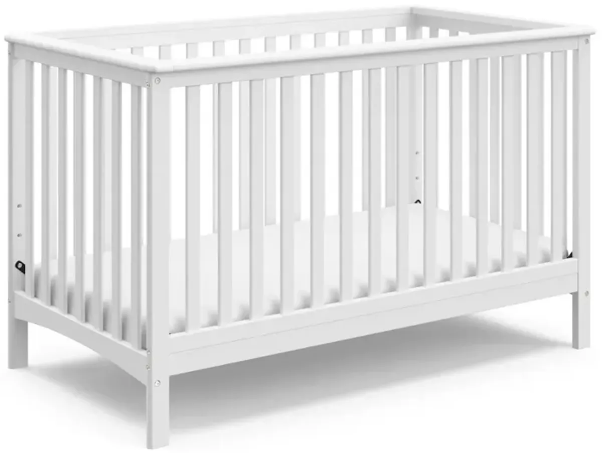Storkcraft Hillcrest 4-in-1 Convertible Crib - White
