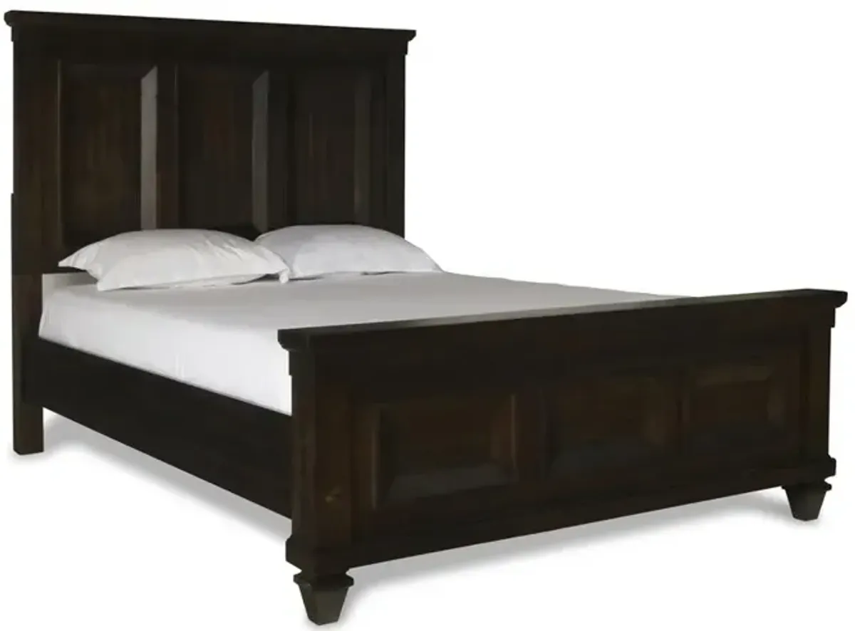 New Classic Furniture Furniture Sevilla 5-Piece Wood King Bedroom Set in Walnut