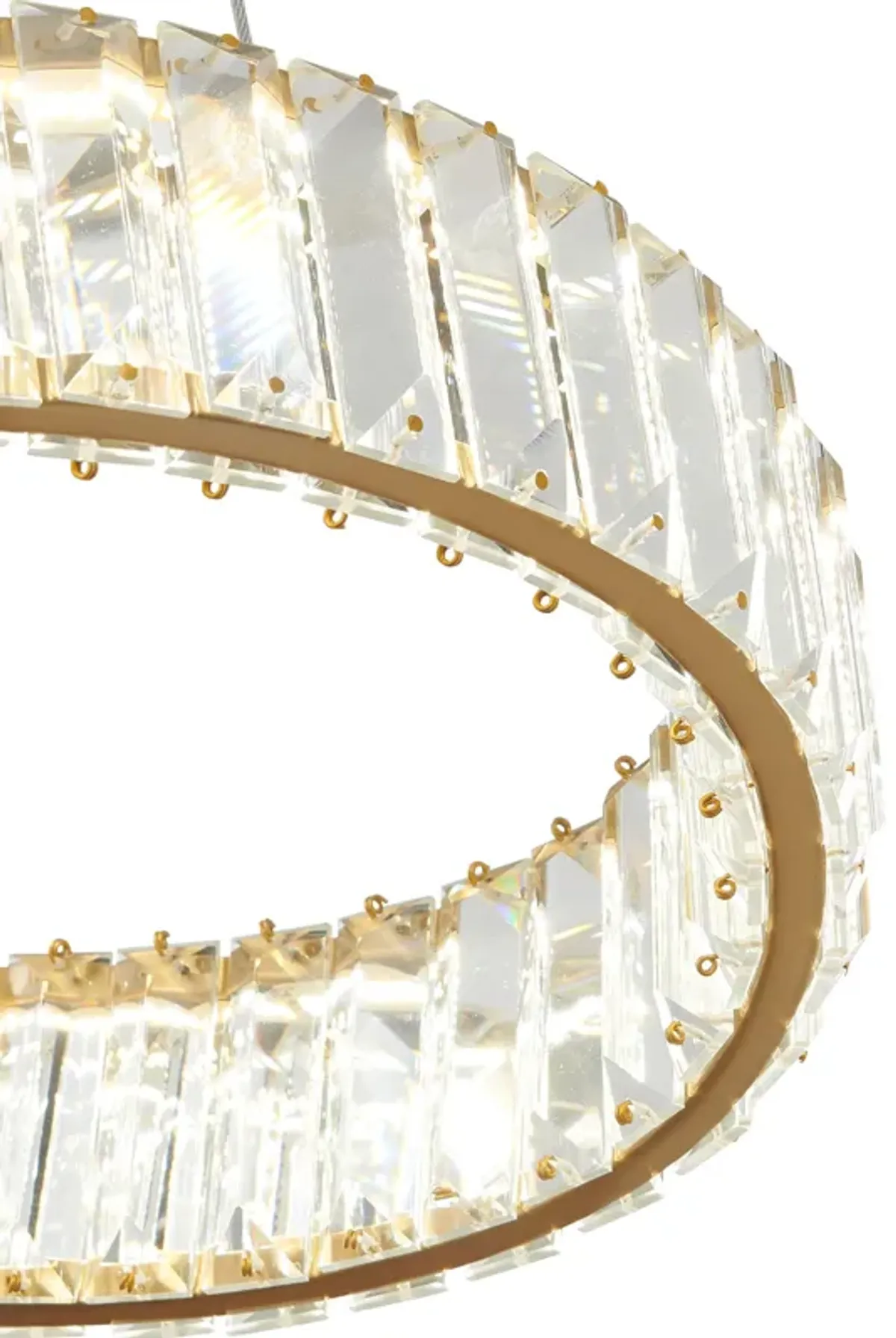 Richmond Chandelier Gold Crystal Integrated LED CC Technology