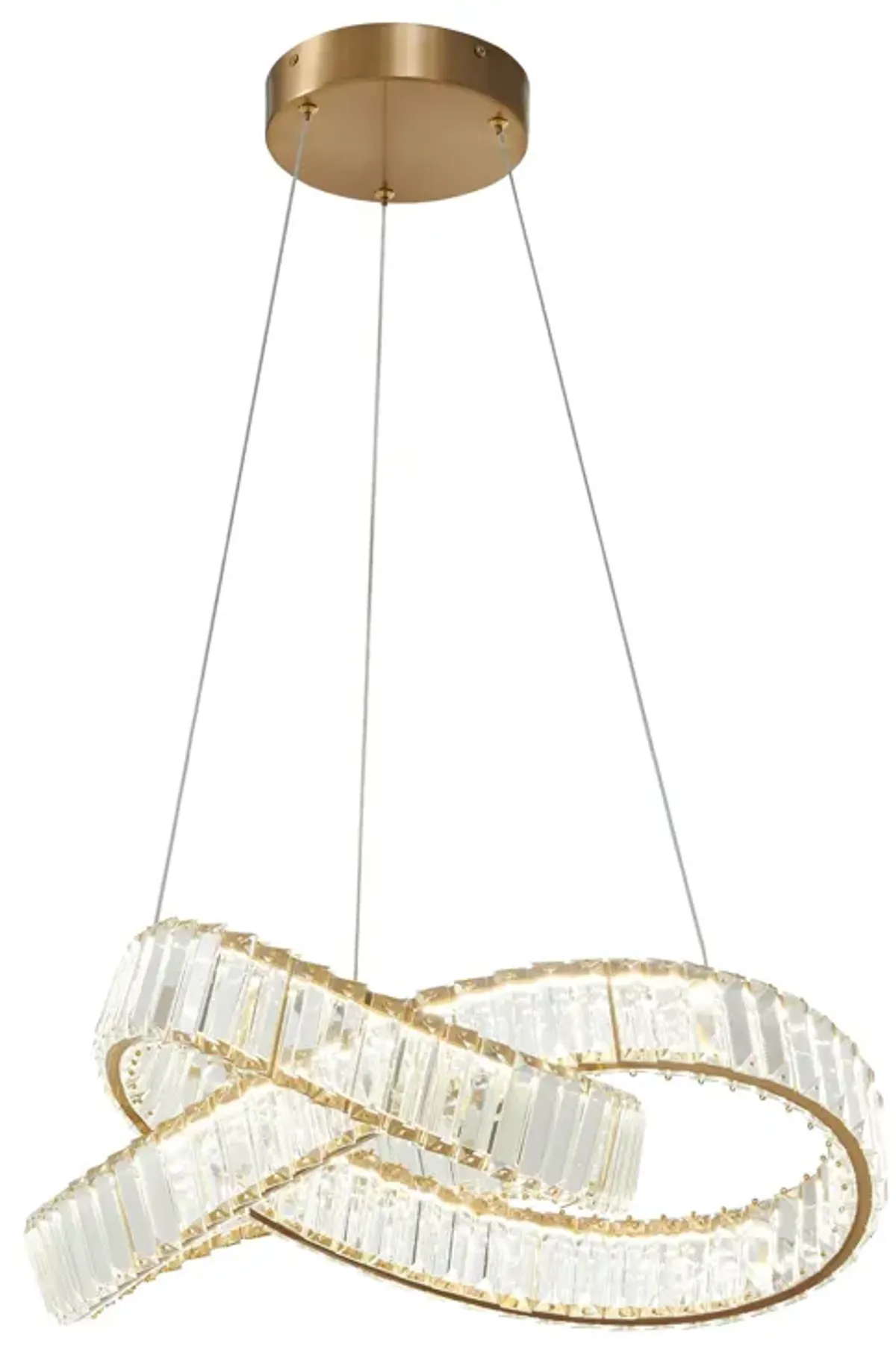 Richmond Chandelier Gold Crystal Integrated LED CC Technology