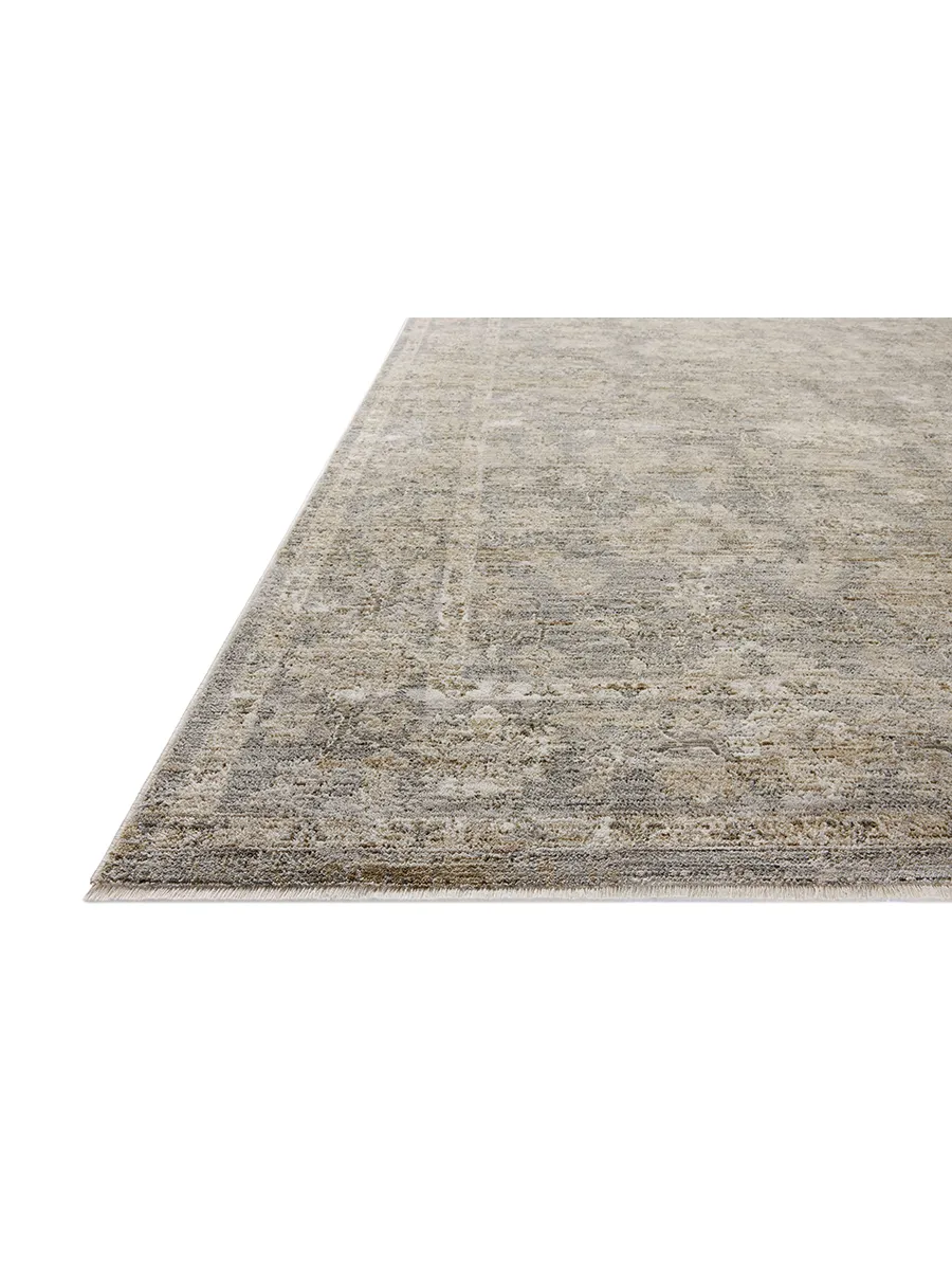 II Tabitha Slate/Natural 7'10" x 10' Area Rug by Loloi II