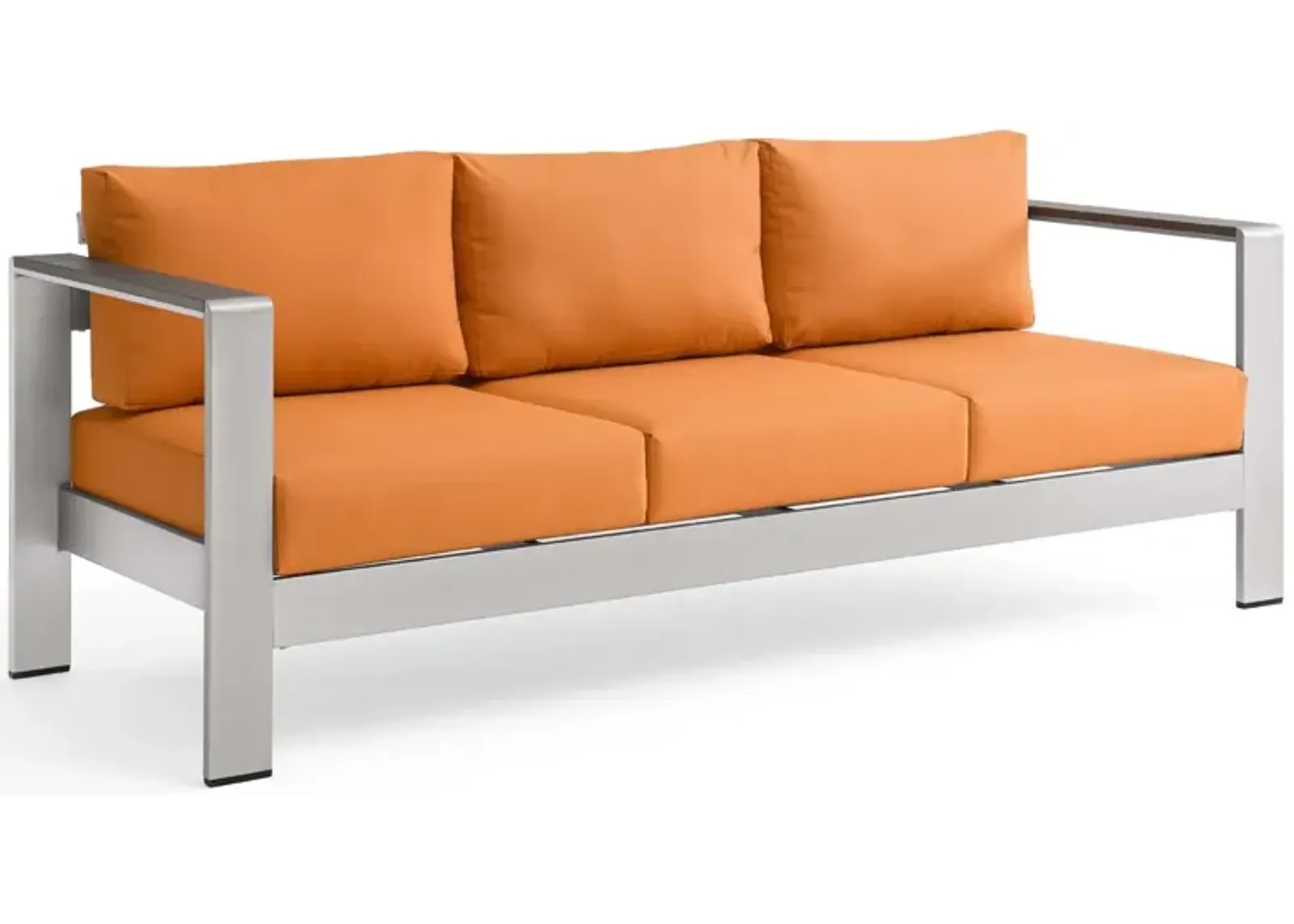 Modway - Shore Outdoor Patio Aluminum Sofa